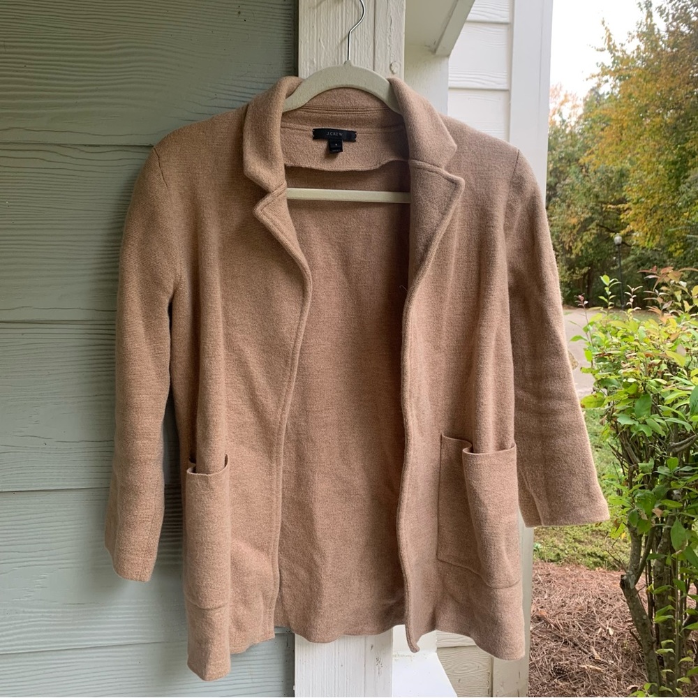 J. Crew Sophie Open-Front Sweater-Blazer SMALL